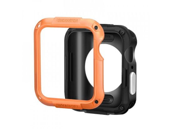 Spigen Ochranný obal pro Apple Watch - oranžový Model Apple Watch: Apple watch 4/5/6/SE 40mm APPWATCHLSPTG002_WATCH4_5-6-40MM