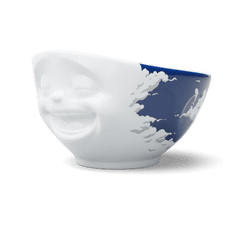 58products , Porcelánová miska Tassen | Mrkající, bílá - fialová