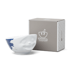 58products , Porcelánová miska Tassen | Mrkající, bílá - fialová