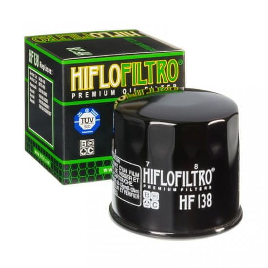 Hiflofiltro Olejový filtr HF138C chrom