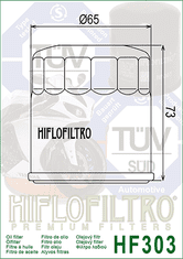Hiflofiltro Olejový filtr HF303C chrom