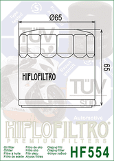Hiflofiltro Olejový filtr HF554