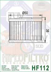 Hiflofiltro Olejový filtr HF112
