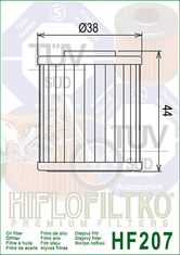 Hiflofiltro Olejový filtr HF207