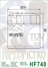 Hiflofiltro Olejový filtr HF740