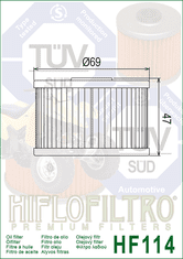 Hiflofiltro Olejový filtr HF114
