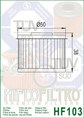 Hiflofiltro Olejový filtr HF103