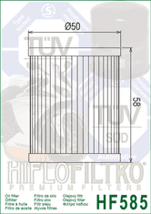 Hiflofiltro Olejový filtr HF585