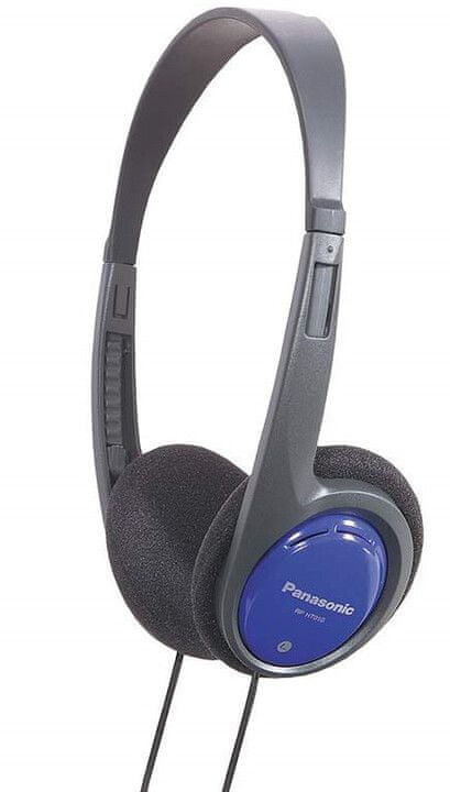 Levně Panasonic RP-HT010E-A sluchátka, modrá