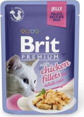 Brit Brit Premium Cat Kapsička pro kočky filety kuře v želé, 85 g