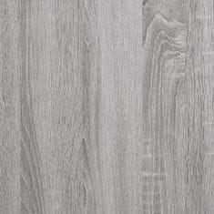 Vidaxl Hnízdové konferenční stolky 3 ks šedé sonoma kompozitní dřevo