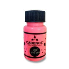Cadence Akrylové barvy Premium 50 ml, svítící ve tmě, růžová
