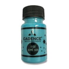 Cadence Akrylové barvy Premium 50 ml, svítící ve tmě, modrá