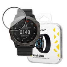WOZINSKY Wozinsky ochranné sklo na hodinky pro Garmin Fenix 6 Pro - Černá KP24596