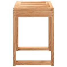 Vidaxl Koupelnová stolička 40 x 30 x 46 cm masivní ořechové dřevo