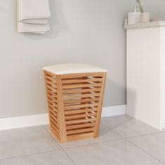 shumee vidaXL Koupelnová stolička 40,5x40,5x56 cm Masivní ořechové dřevo