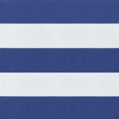 Greatstore Polštáře 4 ks modré a bílé pruhy 54 x 55 x 12 cm textil