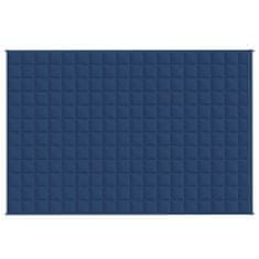Greatstore Zátěžová deka modrá 122 x 183 cm 5 kg textil