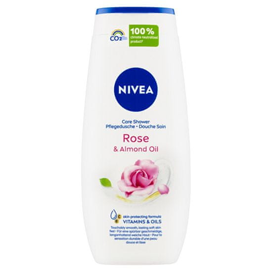 Nivea Pečující sprchový gel Care & Roses