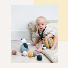 Kaloo Senzorické textilní míčky pro miminko Stimuli 5 ks