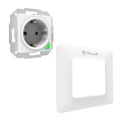 Tellur WiFi Smart Wall Plug, 3000W, 16A, bilá