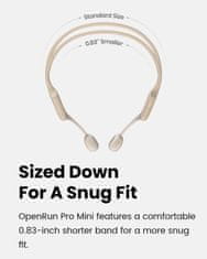 SHOKZ OpenRun PRO mini Bluetooth sluchátka před uši, béžová