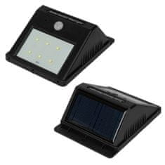 tectake Venkovní nástěnné svítidlo LED integrovaný solární panel a detektor pohybu