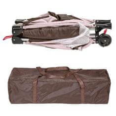 tectake Dětská cestovní postýlka 126x65x80cm s přepravní taškou