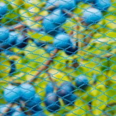 Vidaxl Síťka na ptáky Nature Nano, 10 x 4 m, modrá