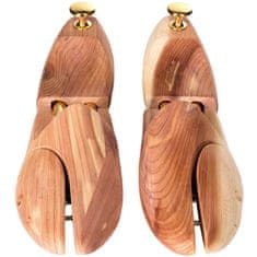 3 páry páry luxusních napínáků z cedrového dřeva