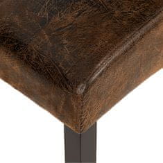 tectake 2 Jídelní židle ergonomické, masivní dřevo