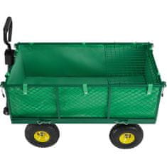 tectake Přepravní vozík zahradní s košíkem 550KG
