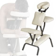 tectake Masážní židle ze syntetické kůže