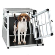 tectake Přepravní box pro psa s rovnou zadní stěnou