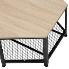 tectake Konferenční stolek Norwich 86,5x75x46,5cm