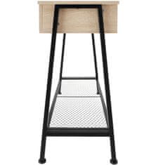 tectake Konzolový stolek Tralee 100x35x80,5cm