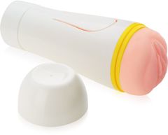 XSARA Umělá vagína v tubě masturbátor s efektem sání - 78600702