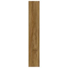 shumee Nástěnné panely vzhled dřeva hnědé PVC 2,06 m²