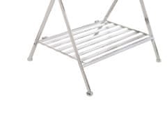 Beliani Bílý kovový odkládací stolek ANCUD