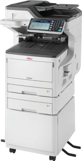OKI MC853dnct/ A3/ print+scan+copy+fax/ 23ppm/ 1200x600 dpi / PCL6/ PS3/ USB/ LAN/ Bílá