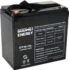 GOOWEI ENERGY Pb záložní akumulátor VRLA GEL 12V/55Ah (OTL55-12)