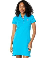 U.S. Polo Assn. Dámské šaty Solid Polo modré M