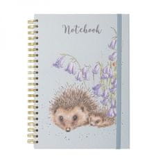 Aladine Zápisník s kroužkovou vazbou A4 Wrendale Designs – ježek
