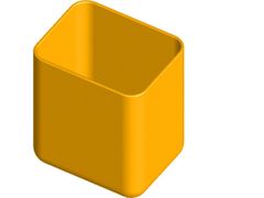ArtPlast Box do zásuvek a organizérů, 57x45x64mm, žlutý