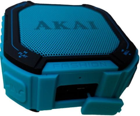  Bluetooth přenosný reproduktor akai ABTS-S38  aux in nabíjecí baterie pěkný zvuk