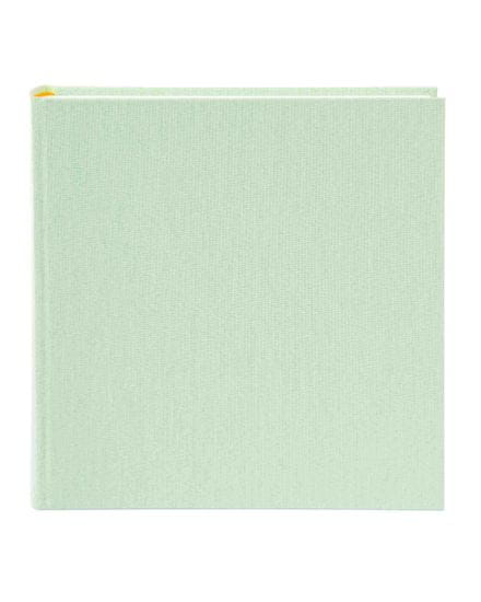 Goldbuch Klasické šité fotoalbum na fotografie na růžky 100 stran, 50 bílých papírových listů clean Ocean mint