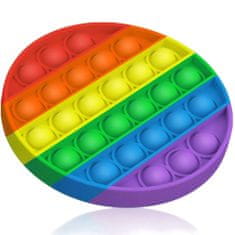 Severno Senzorická hračka Push Bubble Pop It round vícebarevná