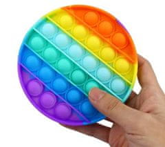 Severno Senzorická hračka Push Bubble Pop It round vícebarevná