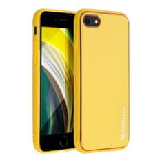 FORCELL Obal / kryt na Apple iPhone 7 / iPhone 8 / SE 2020 / SE 2022 žlutý - Forcell LEATHER