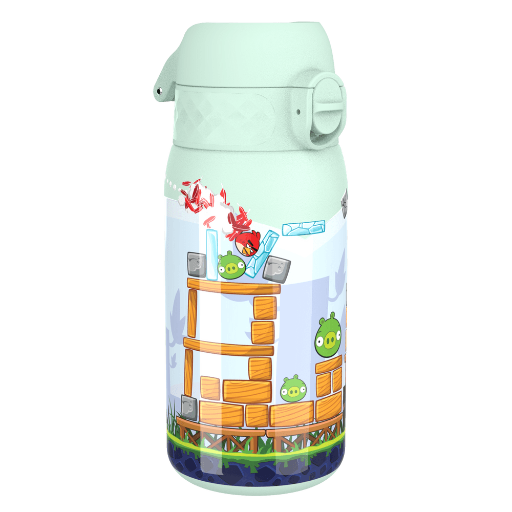 Levně ion8 Leak Proof nerezová láhev Angry Birds Game Level, 350 ml